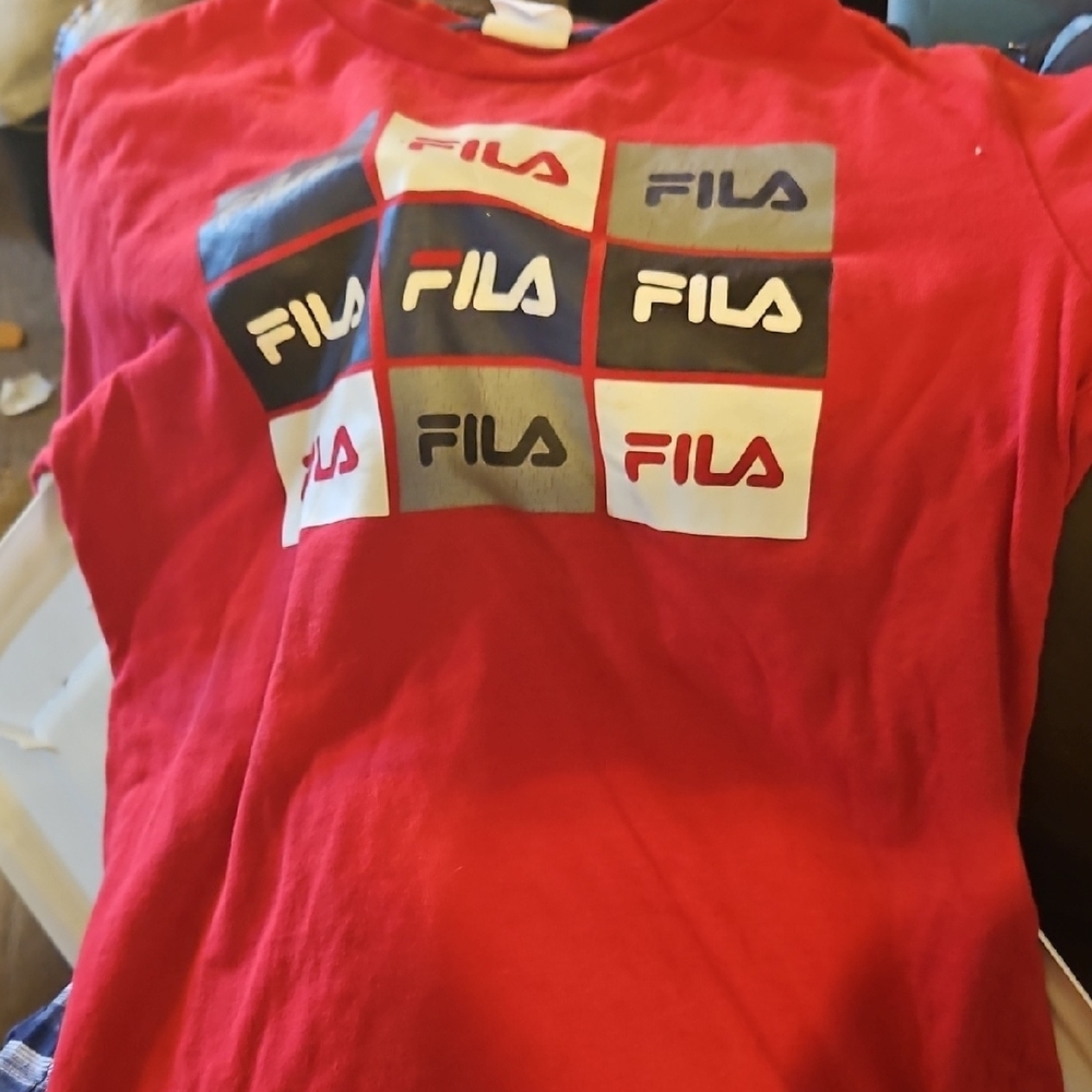Fila Kids Red Graphic T-Shirt
